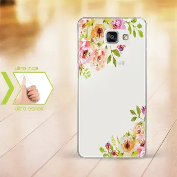 

Personalized Custom Samsung Galaxy A3-A5-A7 2016 Slim Clear Silicone Phone Cover (Flower Temalı-2)