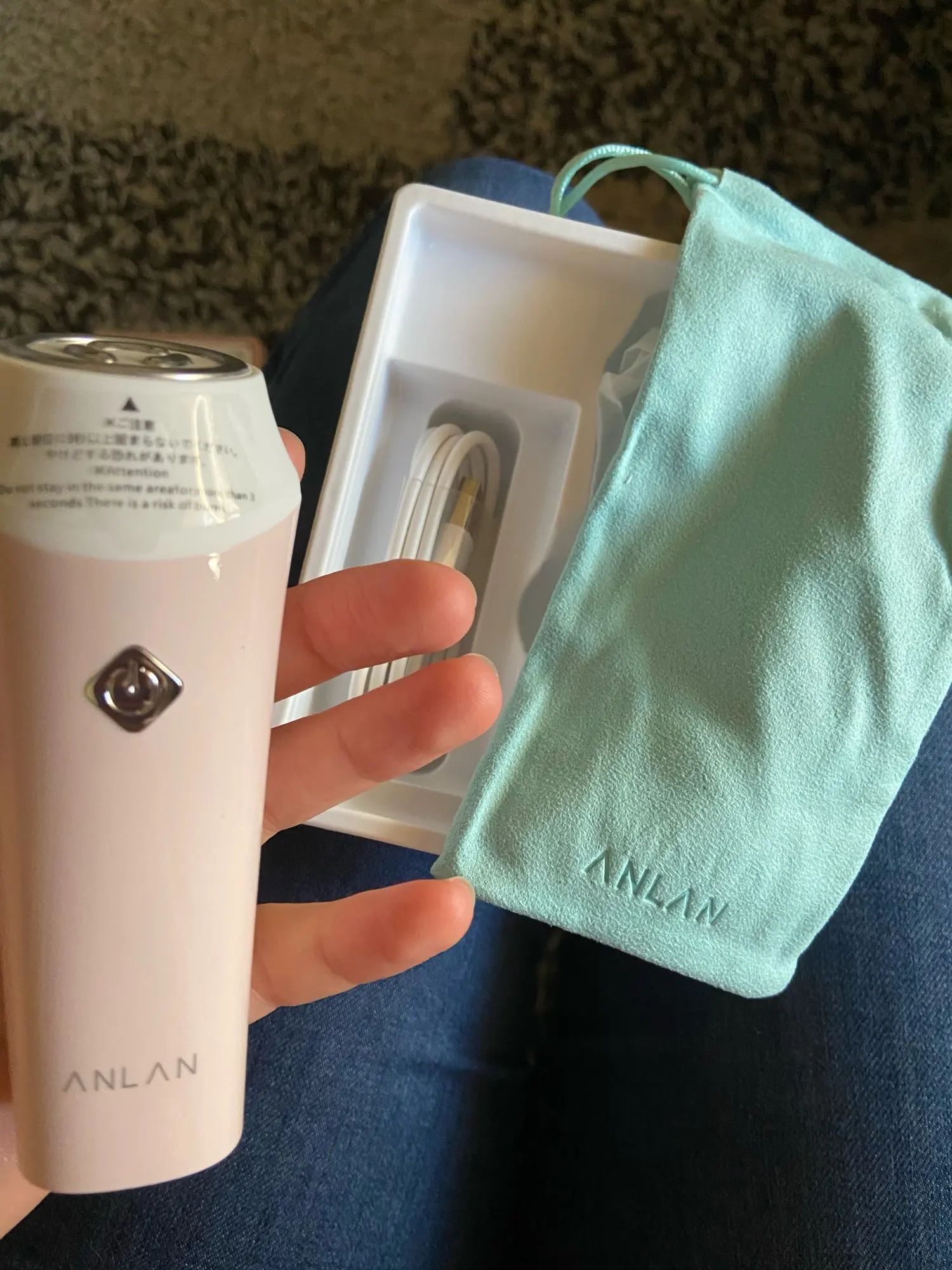 Отзыв о товаре ANLAN rf лифтинг аппарат массажер для лица микротоки для лица рф лифтинг аппарат RF Устройство для красоты RF лифтинг для лица радиочастотная мезотерапия для лица омоложение кожи лифтинг укрепляющее удаление морщин от пользователя H***n