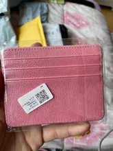 THINKTHENDO-tarjetero delgado para hombre y mujer, funda organizadora delgada para tarjetas de crédito, identificación, monedero, billetera de negocios