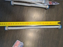 304 tubo corrugado de acero inoxidable de alta presión explosión-a prueba de agua de manguera de entrada inodoro para lavabo conexión tubo de salida