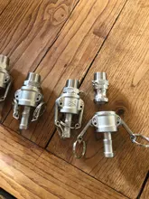 DN15 1/2 Type B/C/D +DP/E/F Type DC+E/F Camlock Fitting Adapter Homebrew 304 Stainless