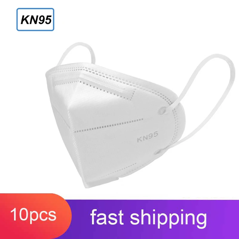 

5/10pcs Reusable Mask Dustproof Mascarilla Masks KN95 6 Layers Anti PM2.5 Safety Face Masks Particulate Mouth Respirator