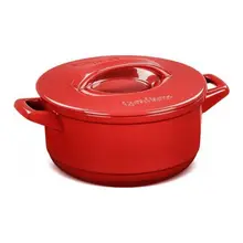 Кастрюля с керамической крышкой Ceraflame Duo+, 4,3л, красная