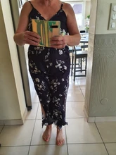 Mono informal con tirantes florales para mujer, sin mangas con cuello de pico pelele, ropa de calle a la moda, ropa de mujer 2019