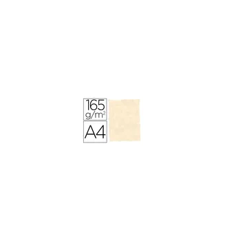 

Paper COLOR led parchment paper with edges A4 165G/M2 bone PACK of 25 sheets