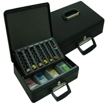

Box flow q-connect 14,5 "370x290x110mm with coin holder and tray for banknotes 37609-KF04280