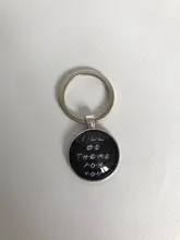 Amigos TV Show llavero 25th aniversario de la serie de dibujos animados divertido patrón de vidrio de 25mm cabujón clave llavero de aro de regalo para Amiga