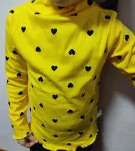LILIGIRL 100% Cotton Girls T-Shirt Long-sleeve Baby Kids Turtleneck Bottoming Bottoming