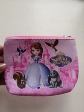 Monedero de dibujos animados de princesa de Disney para niños, monedero de sirena, Frozen, Elsa, monedero, billetera de felpa de Mickey