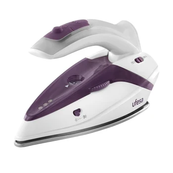 

Ufesa PV0500 Activa Steam iron with folding handle, 1.100 W max, dual voltage 110/230V, colour white and violet