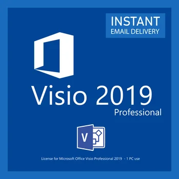 

Microsoft Visio 2019 Pro Professional Plus Key 32/64 Bit