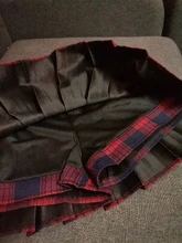 Plaid Skirt Pleated Harajuku School-Girl High-Waist Korean Plus-Size Women Zipper Sexy