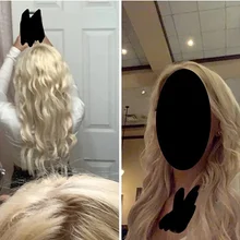 VeSunny línea de pescado de Halo extensiones de cabello humano Real de una pieza de hilo Invisible de la trama del pelo con dos Clips hecha a máquina del pelo Remy