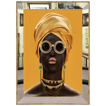 

3D Digital Canvas Painting with Mirror Frame 70 * 100 cm