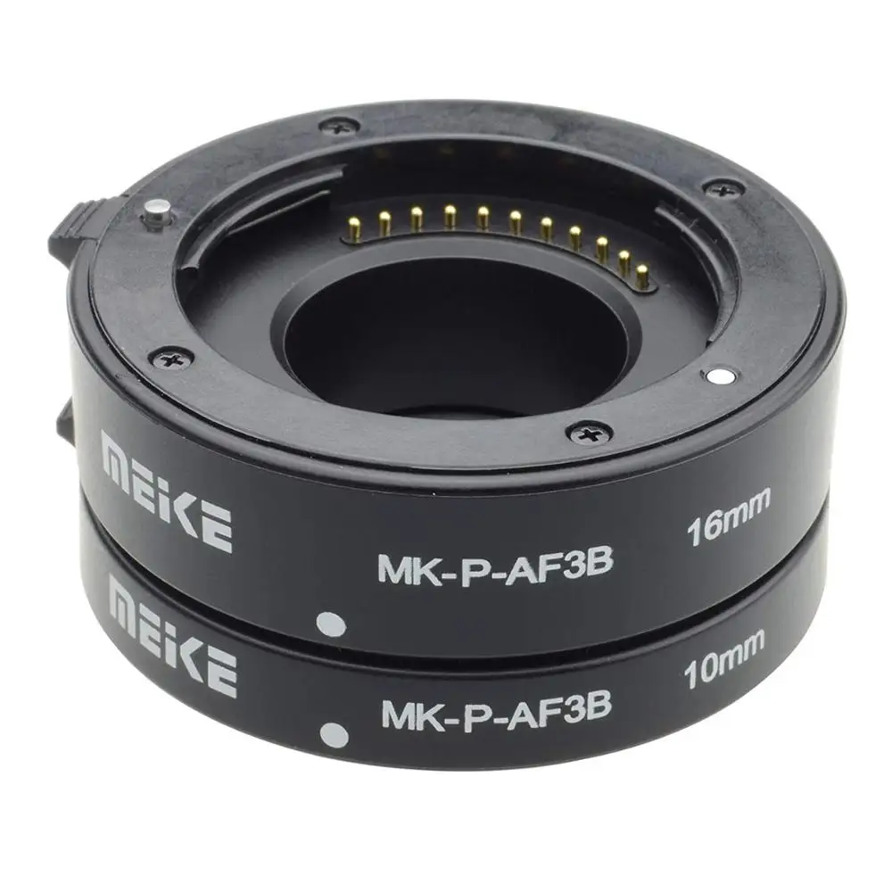 Meike пластиковое макрокольцо-удлинитель с автофокусом AF для Panasonic Olympus M43 крепление