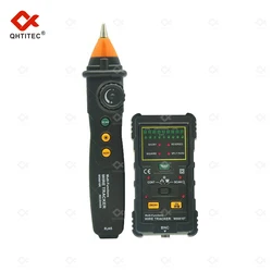 Qhttec – détecteur de câblage PM6816, Interface BNC, moniteur de fil, réseau multifonctionnel, détecteur de métaux, testeur, outils multimètres intelligents 