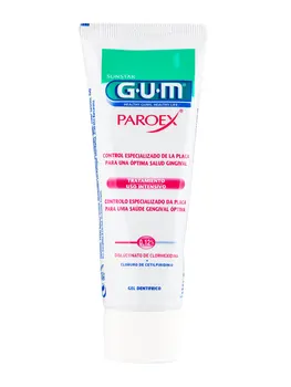 

Paroex chlorhexidine 0,12% dental gel 75 ml protects sensitive gums