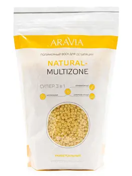 

Wax resin depilatory NATURAL-MULTIZONE, 1000G, aravia professional