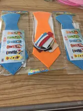 Corbatas artesanales para niños, lazo hecho a mano, juguetes educativos para el Día del Padre, regalos, conjunto de material de ropa no tejida