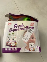 8 Uds 148ml de comida de bebé bolsa de almacenamiento portátil BPA-libre reutilizable sellado alimentos complementarios bolsa casera puré de pulpa bolsa de almacenamiento