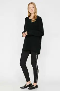 

Cotton Women 'S Black Leggings 0KAK43557GK