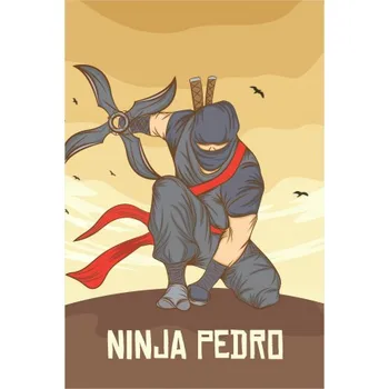 

Blind Iroa Digital Ninja! ROLLER BLINDS TRANSLUCENT PERSONALIZED WITH NAME! (100X170)