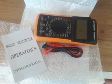 Multímetro Digital profesional DT9205A, medidor Manual de rango de voltaje, valores eficaces verdaderos, probador de transistores, herramienta de electricista
