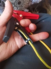 Alligator-Clip Electrical-Clips-Clamps Car-Battery Crocodile 100A Durable Insulated Red