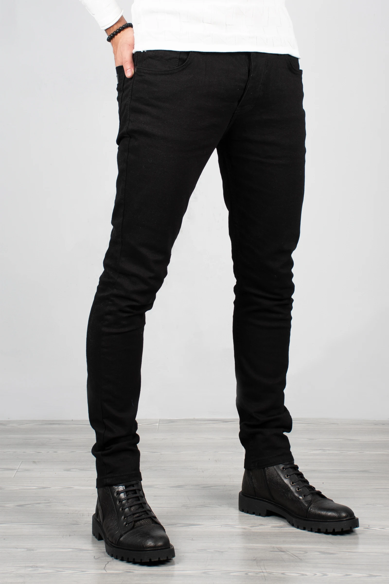 DeepSEA Male Black Slim Fit Jeans Denim Long Pants Slim Fit Cotton Lycra Street Clothing Four Seasons Vintage Casual 2001669 DeepSEA Male Black Slim Fit Jeans Denim Long Pants Slim Fit Cotton Lycra Street Clothing Four Seasons Vintage Casual 2001669