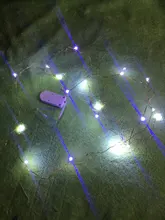 Guirnalda de luces LED de cobre con batería para decoración del hogar, cadena de luces para guirnalda para Navidad, boda, Festival, Fiesta, 2M, 5M