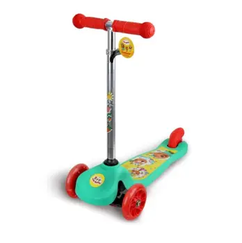 

Kick scooter child 3-колесный, three cat. Control slants, wheel PVC-110 and 76, light, Reg. Рул. Stand
