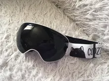 COPOZZ-Gafas de esquí profesionales para hombre y mujer, lentes de doble capa antiniebla, UV400, esquí grande, Snowboard, gafas de nieve