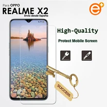  Full Tempered Glass Screen Protector for OPPO Realme X2 Smartphone Safety Glass Protection 