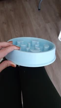 Dog-Bowl Pet Slow-Eating Hard-Plastic Cat Nonslip Anti-Gulping