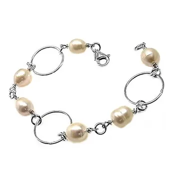 

Law silver bracelet 925m 19cm. Beads tote [AB6125]