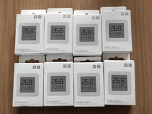 Xiaomi-termómetro Digital Mijia 2, higrómetro eléctrico inteligente inalámbrico con Bluetooth, funciona con la aplicación Mijia