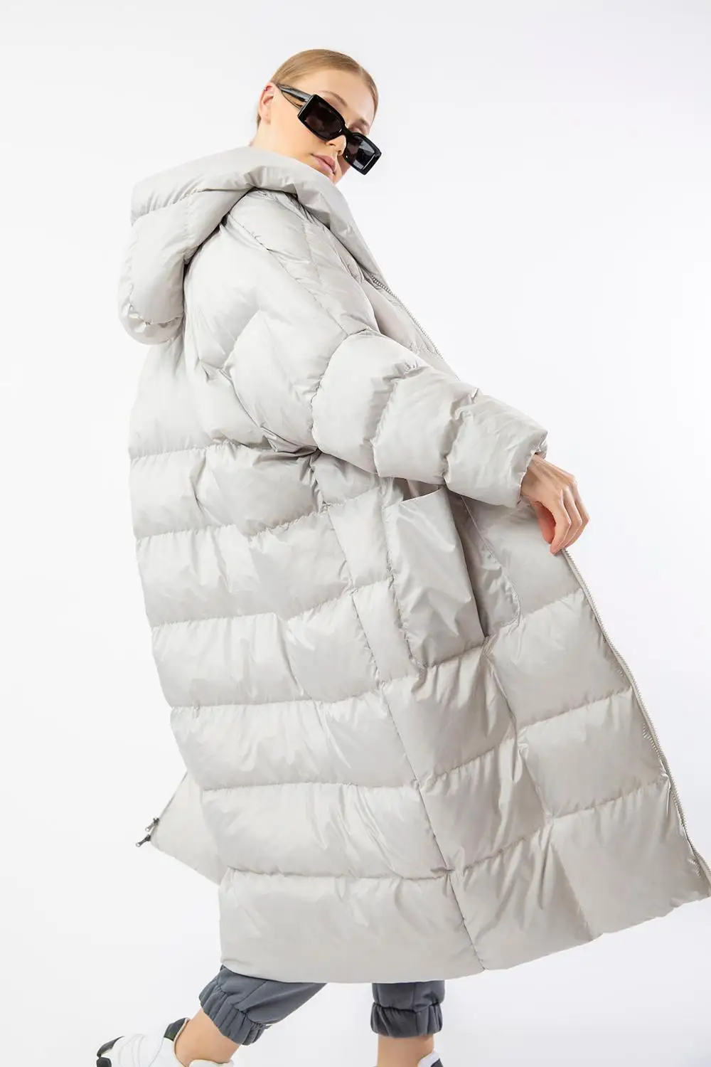 2020 Hooded Women Winter Jacket Coat Plus Size 38