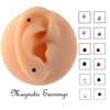 12PCS/Card Fake Cheater Non Pierced Magnet Ear Tragus Cartilage Lip Labret Stud Nose Ring  Jewelry Magnetic Earring ► Photo 1/6