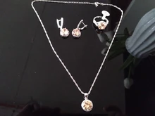 Conjunto de joyería de boda de plata 2020 para mujer, aretes y collar colgantes de circonita negra, conjunto de 3 piezas, disfraz de moda, novedad de 925