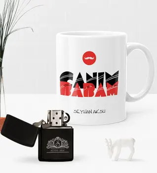 

Personalized Dear Dad Gasoline Lighter and Mug Set-4