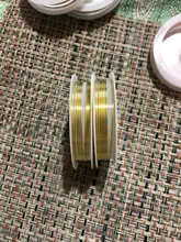 Colorfast-Cable de cobre para pulsera y collar DIY Beading, joyería de alambre dorado, plateado o rosa, 0,2 a 1 mm, fabricación de manualidades