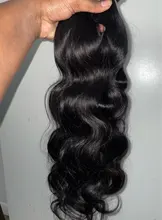 Melodie 28 30 32 pulgadas onda del cuerpo mechones con cierre brasileño de la Virgen del pelo humano Frontal agua mechones y 4X4 cierre