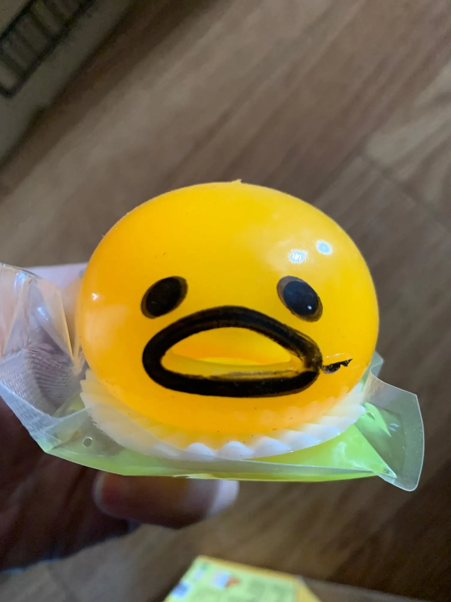 Squishy Puking Egg Yolk Stress Ball photo review