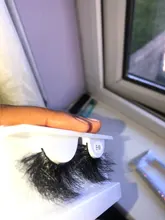 Sirena roja para pestañas, 1 par de pestañas de visón de 25mm, pestañas tupidas alargadas y dramáticas, maquillaje 3d de 25mm, venta al por mayor