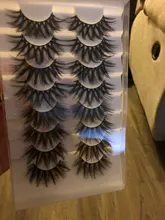 5/8/12 pares 3D pelo de visón pestañas falsas hecho a mano pestaña larga Natural Wispy pestañas tupidas reutilizable extensión de pestañas postizas