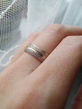 Anillos de acero de titanio con diamantes de imitación para parejas, anillo de oro inoxidable de lujo con incrustaciones de cristal, accesorios de joyería de boda