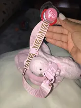 Clips de Material cómodo para chupete de bebé, portachupetes con pinza, pezones de dibujos animados, soporte para chupete, 1 Uds.