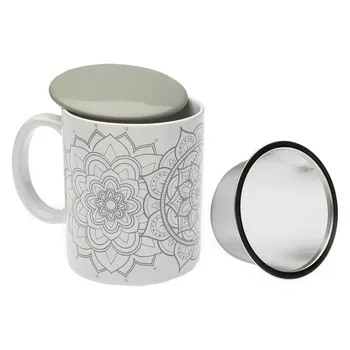 

Cup with Tea Filter Mandalas Porcelain