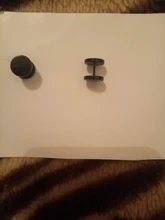 Piercing de círculo redondo para hombres y niñas, pendiente Punk, 4mm/6mm/8mm/10mm, 1 ud.