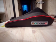 Novedosa almohada de masaje 3 en 1 para cuello, espalda, hombros y cintura, masajeador corporal, regalo para aliviar el dolor, fácil de llevar, para coche, hogar, enchufe europeo